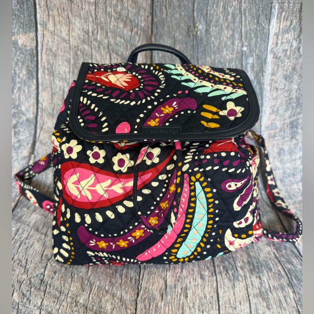 Vera Bradley small patterned backpack, excellent unused condition